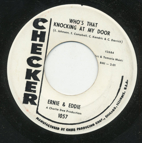 Eddie & Ernie : It's A Weak Man That Cries (7", Single, Promo)