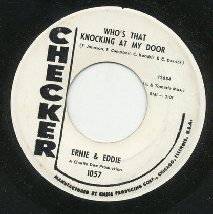 Eddie & Ernie : It's A Weak Man That Cries (7", Single, Promo)