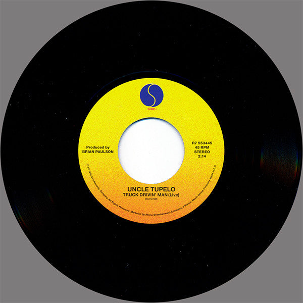 Willie Nelson / Uncle Tupelo : Truck Drivin' Man (Live) (7", RSD, Single, Bro)