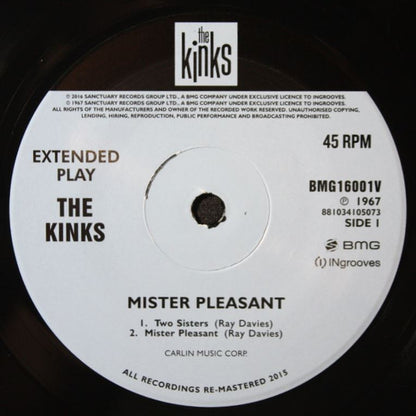 The Kinks : Mister Pleasant (7", EP, RSD, Ltd, RE, RM)