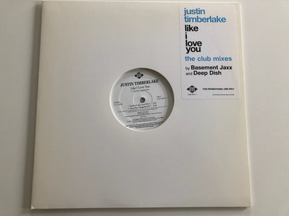 Justin Timberlake : Like I Love You (The Club Mixes) (12", Promo)
