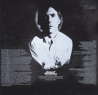 David Axelrod : Song Of Innocence (CD, Album, RE)