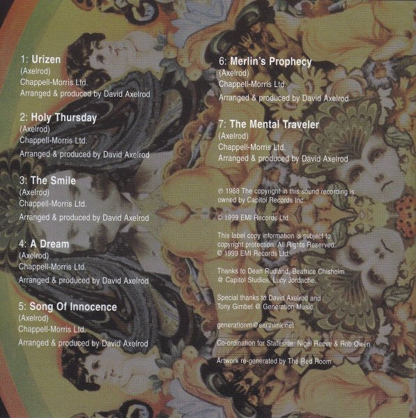 David Axelrod : Song Of Innocence (CD, Album, RE)