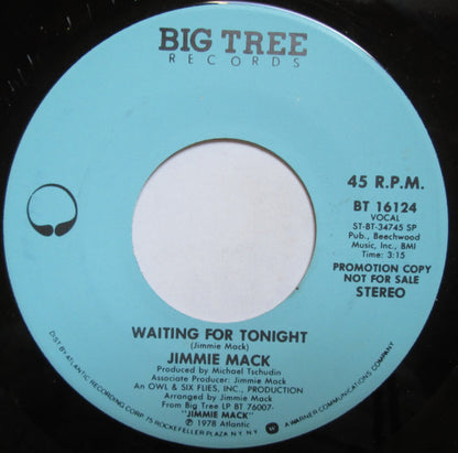 Jimmie Mack : Waiting For Tonight (7", Single, Mono, Promo)