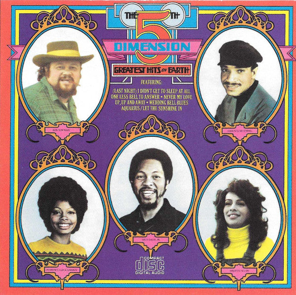 The Fifth Dimension : Greatest Hits On Earth (CD, Comp, Club, RE, CRC)