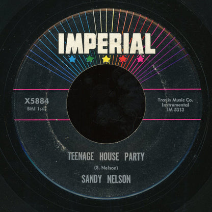 Sandy Nelson : Teenage House Party / Day Train (7", Single)