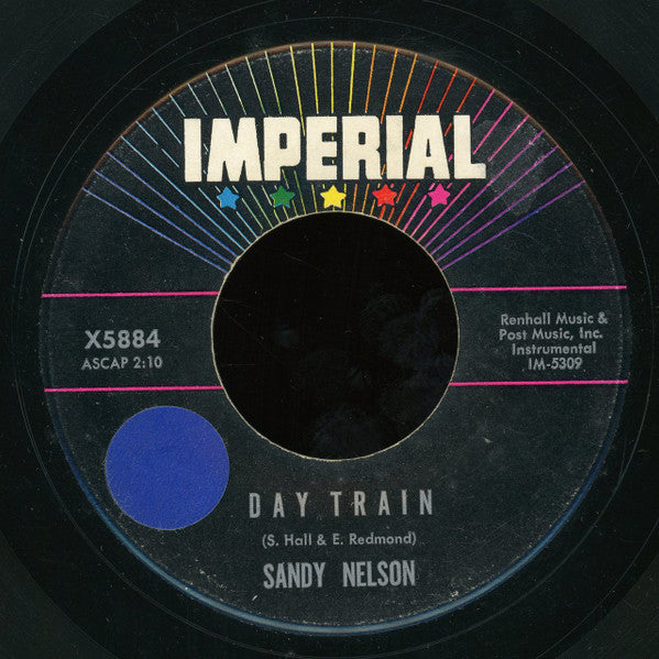 Sandy Nelson : Teenage House Party / Day Train (7", Single)