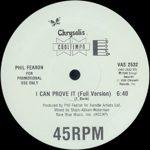Phil Fearon : I Can Prove It (12", Promo)