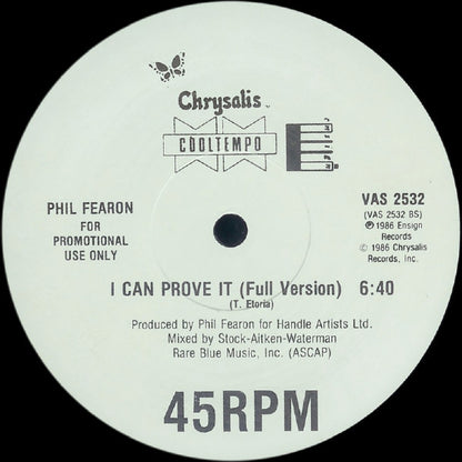 Phil Fearon : I Can Prove It (12", Promo)