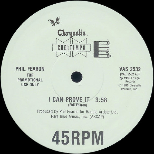 Phil Fearon : I Can Prove It (12", Promo)