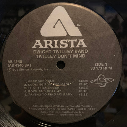 Dwight Twilley Band : Twilley Don't Mind (LP, Album)