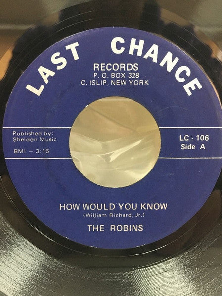 The Robins : How Would You Know /  Let's Go To The Dance (7", RE)