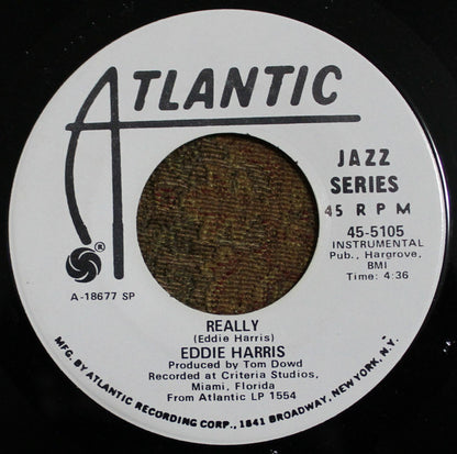 Eddie Harris : Live Right Now / Really (7", Promo)