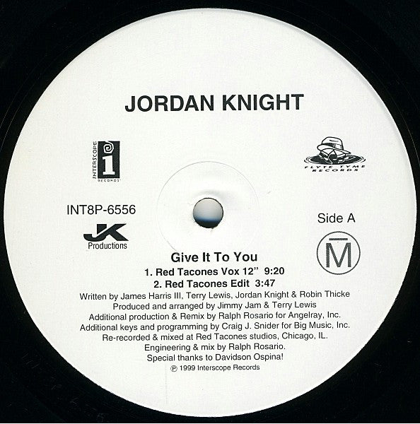 Jordan Knight : Give It To You (12")