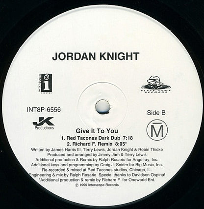 Jordan Knight : Give It To You (12")