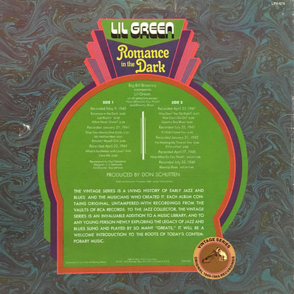Lil Green : Romance In The Dark (LP, Comp, RM, Ind)