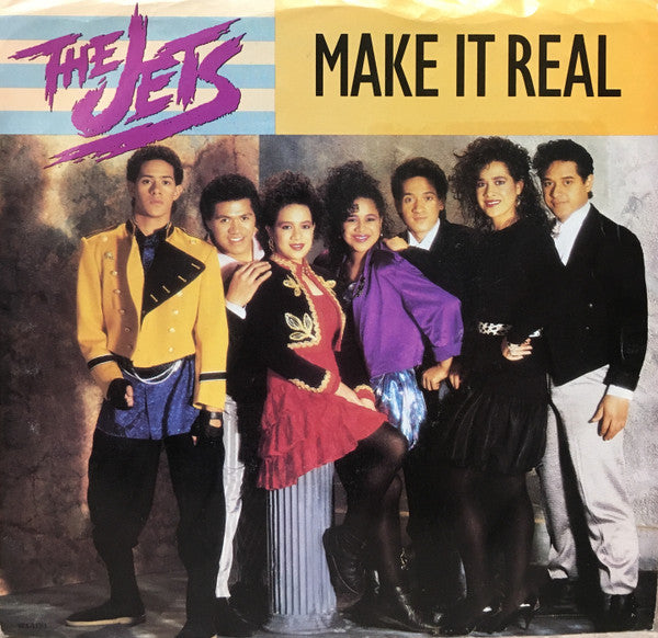 The Jets : Make It Real (7", Single, Glo)