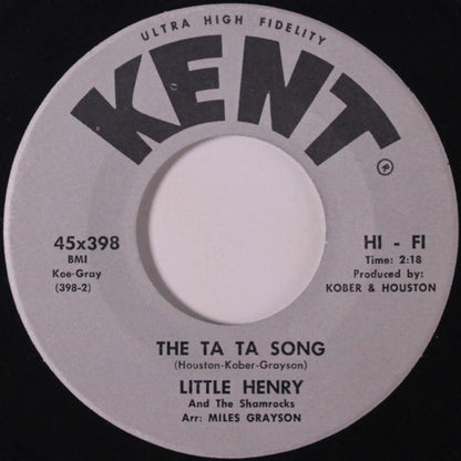 Little Henry & The Shamrocks : (Baby) Come To Me (7", Single)