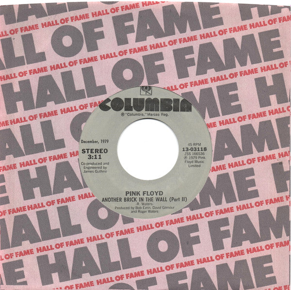 Pink Floyd : Another Brick In The Wall (Part II) / One Of My Turns (7", Single, RE, Styrene, Pit)