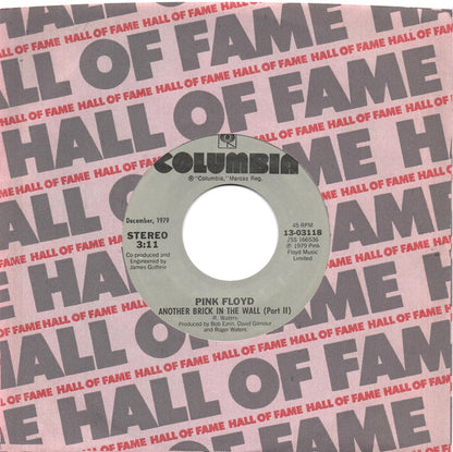 Pink Floyd : Another Brick In The Wall (Part II) / One Of My Turns (7", Single, RE, Styrene, Pit)