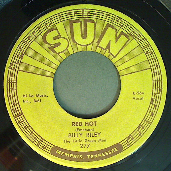 Billy Lee Riley And The Little Green Men : Red Hot / Pearly Lee (7", Single)