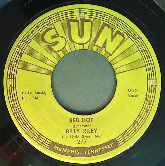 Billy Lee Riley And The Little Green Men : Red Hot / Pearly Lee (7", Single)
