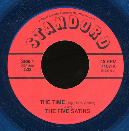 The Five Satins : The Time / Baby Face (7", Unofficial, Rep)