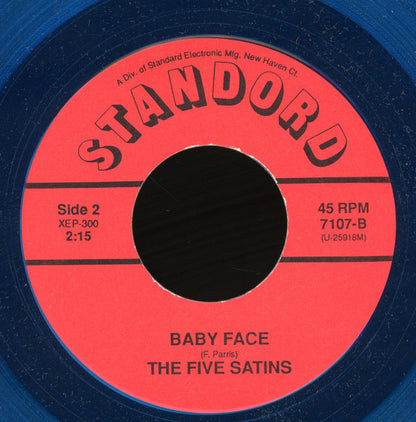 The Five Satins : The Time / Baby Face (7", Unofficial, Rep)