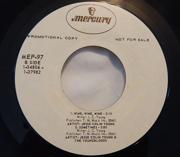 Joe Cocker , And Jesse Colin Young : Those Precious Words (7", EP, Promo, Styrene)