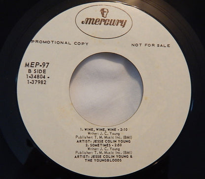 Joe Cocker , And Jesse Colin Young : Those Precious Words (7", EP, Promo, Styrene)