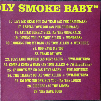 Tony Allen (5) : Holy Smoke Baby (CD, Comp, Ltd, RE)