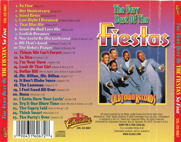 The Fiestas : The Very Best Of The Fiestas (CD, Comp)
