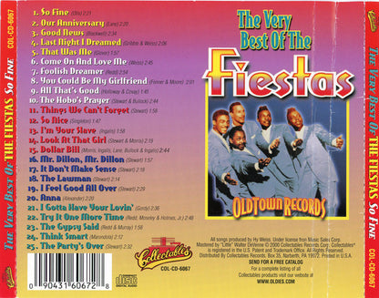 The Fiestas : The Very Best Of The Fiestas (CD, Comp)