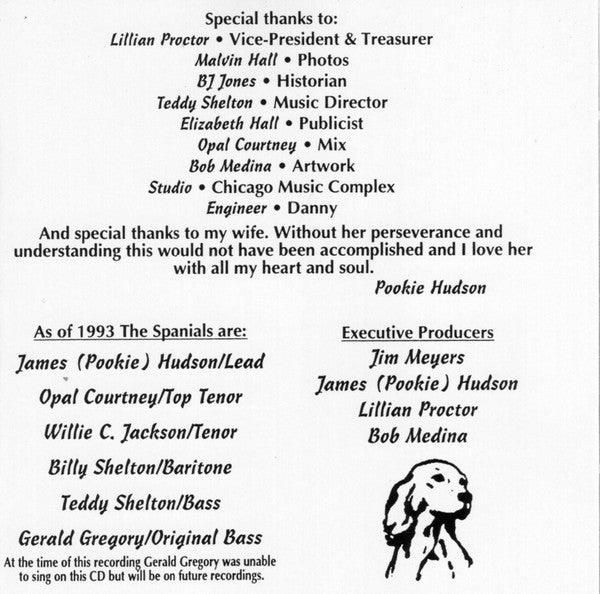 The Spaniels : 40th Anniversary 1953 - 1993 (CD, Comp)