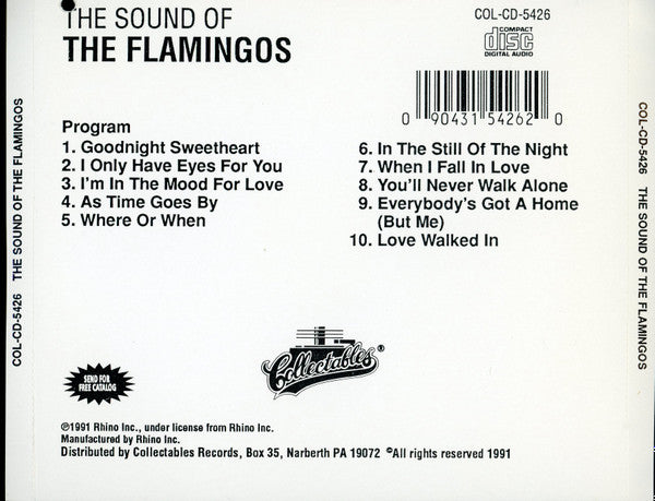 The Flamingos : The Sound Of The Flamingos   (CD, Comp, RE, RP)