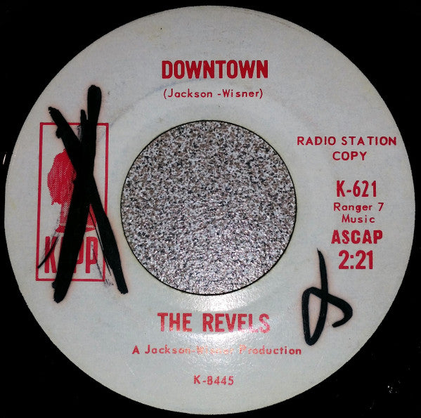 The Re-Vels : Downtown / Dollar Sign (7", Single, Promo)