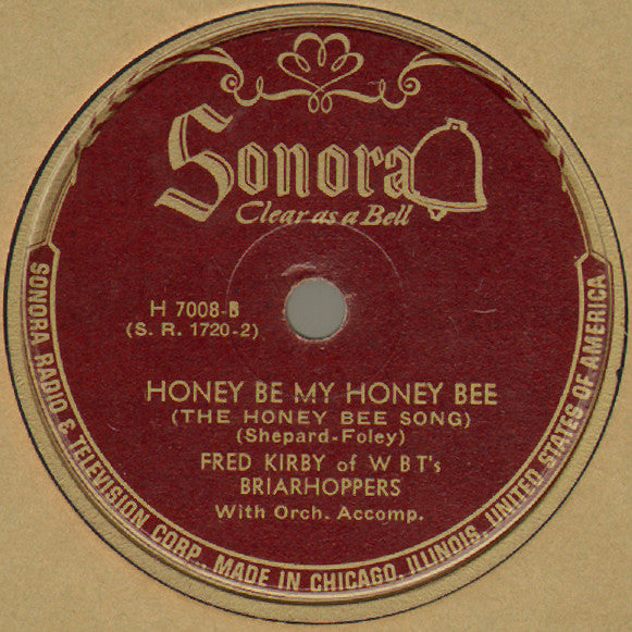 Fred Kirby (2) : Atomic Power / Honey Be My Honey Bee (Shellac, 10")