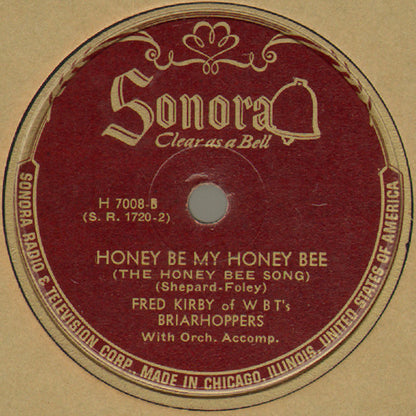 Fred Kirby (2) : Atomic Power / Honey Be My Honey Bee (Shellac, 10")