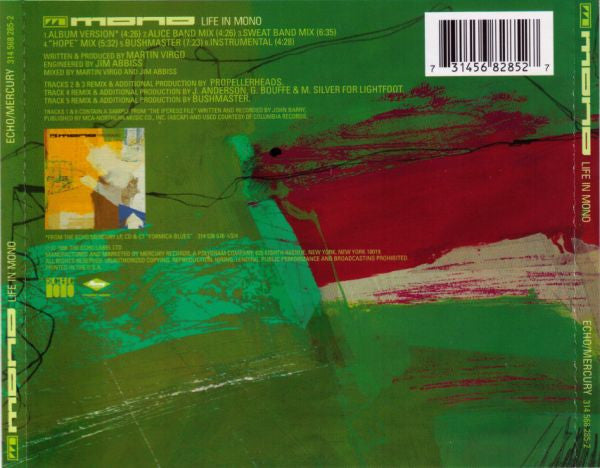 Mono : Life In Mono (CD, Maxi)