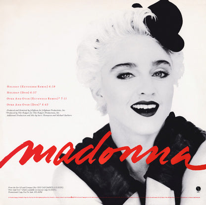Madonna : Holiday / Over And Over (12", Promo)