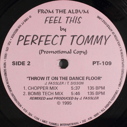 Perfect Tommy : Throw It On The Dance Floor (12", Promo)
