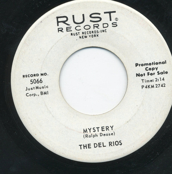 The Del Rios (3) : Valerie / Mystery (7", Promo)