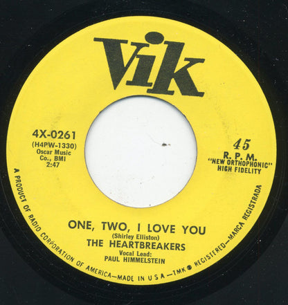 The Heartbreakers (6) : One, Two, I Love You (7", Single, Unofficial)