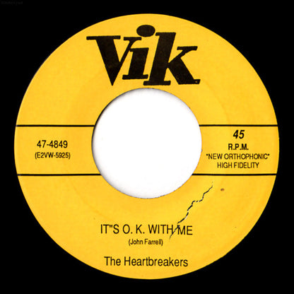 The Heartbreakers (4) : There Is Time / It's O.K. With Me  (7", Single, Unofficial)