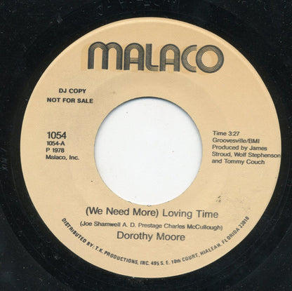 Dorothy Moore : (We Need More) Loving Time / Write A Little Prayer (7", Promo)