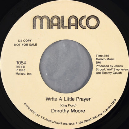Dorothy Moore : (We Need More) Loving Time / Write A Little Prayer (7", Promo)