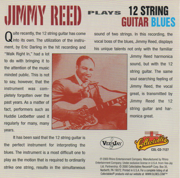 Jimmy Reed : Plays 12 String Guitar Blues (CD, Album)