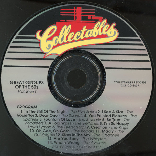 Various : Great Groups Of The Fifties Volume 1 (CD, Comp)
