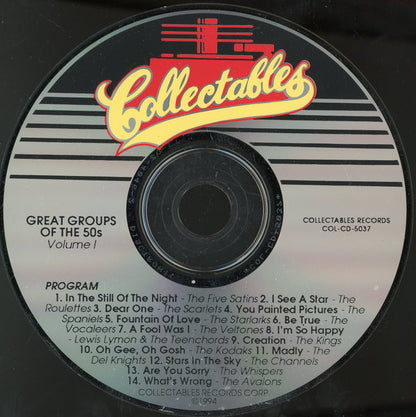 Various : Great Groups Of The Fifties Volume 1 (CD, Comp)