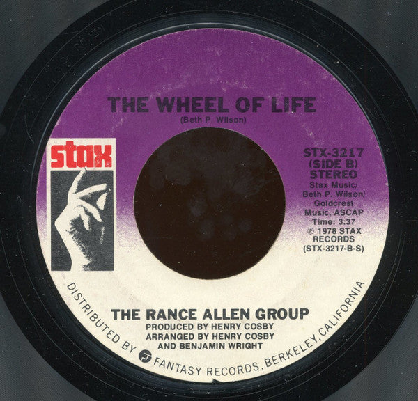 The Rance Allen Group : I Belong To You / The Wheel Of Life (7", Styrene)